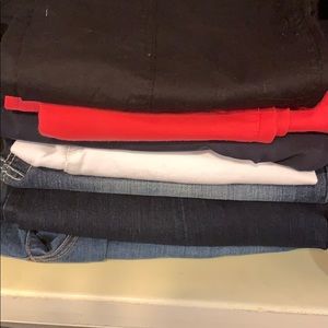 Bundle of pants and jeans